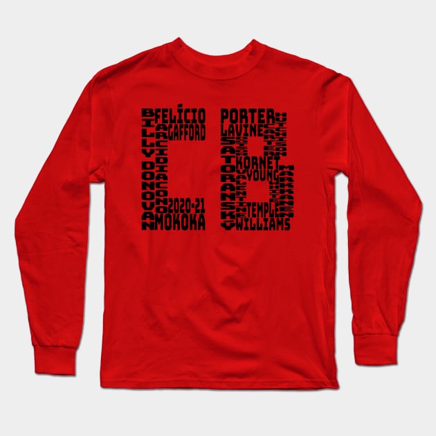 Chicago Bulls 2020 - 2021 Long Sleeve T-Shirt by gin3art